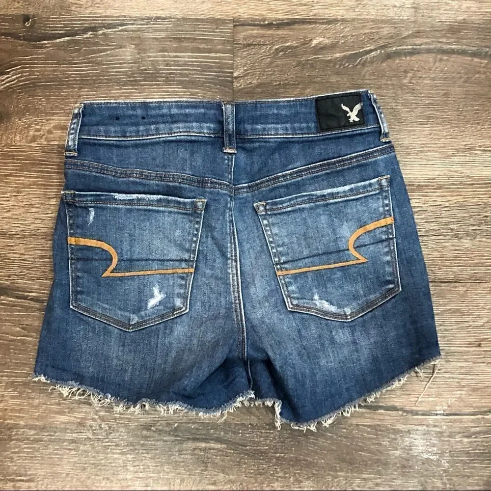 American Eagle High Rise Shortie Shorts